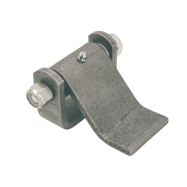 BUYERS PRODUCTS 3.85 in. x 4.33 in. x 2.44 in. Tall Formed Steel Hinge Strap with Grease Fittings
