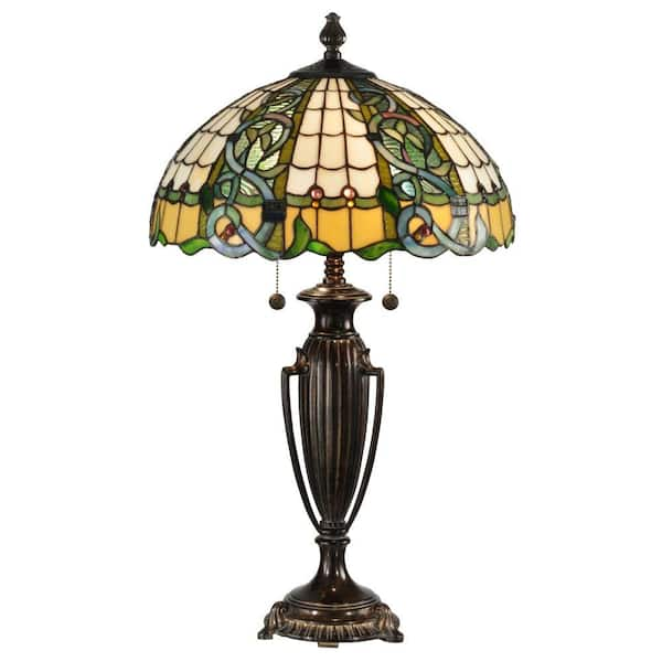 Dale Tiffany 28 in. Asure Fieldstone Table Lamp