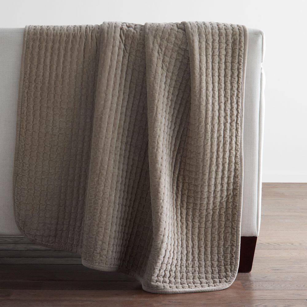Legends Luxury Tufted Stitch Velvet Taupe Throw Blanket price history on PriceWatchPro