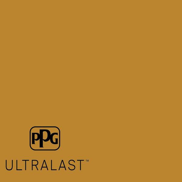 PPG UltraLast 1 qt. #PPG1208-7 Gothic Gold Matte Interior Paint and Primer