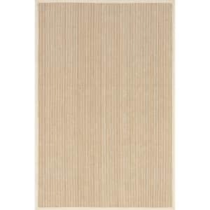 Arvin Olano Patricia Jute and Wool Ivory 8 ft. x 10 ft. Indoor/Outdoor Patio Rug