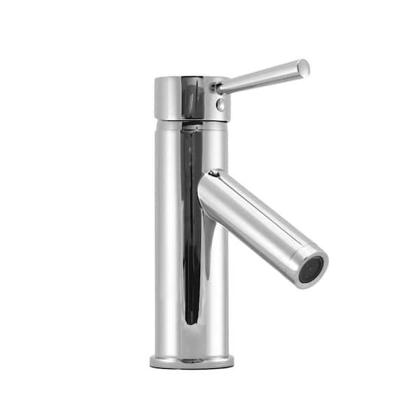 Virtu USA Single Hole Single-Handle Bathroom Faucet in Chrome