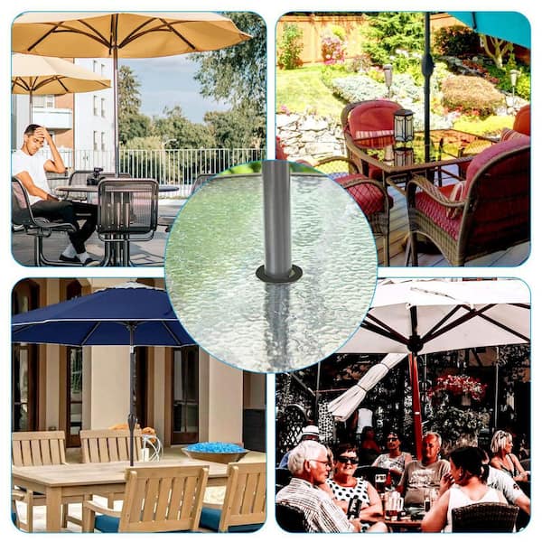 holder for patio umbrella through tabke hole 2Pcs Table Ring Plug, Pool Sleeve Stabilizer Cone Wedge, Silicone Table Ring Insert 2-2.5 Inch Hole or 1.5 Inch Pool Adapter (White) : Patio, Lawn & Garden Upgrade your outdoor space with this durable umbrella hole ring plug Umbrella Hole Umbrella Holder For