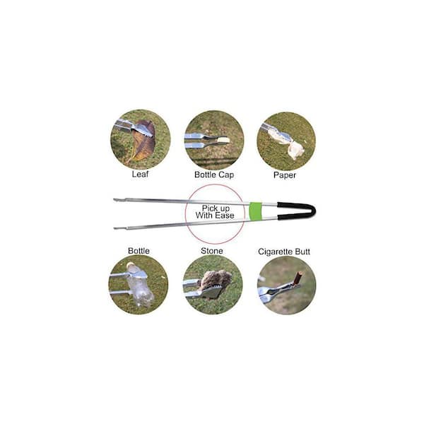 Misopily 36 in. Litter Pick Up Stick Lightweight Aluminum Rustproof Grabber Tool Trash Tong for Reaching Gardening