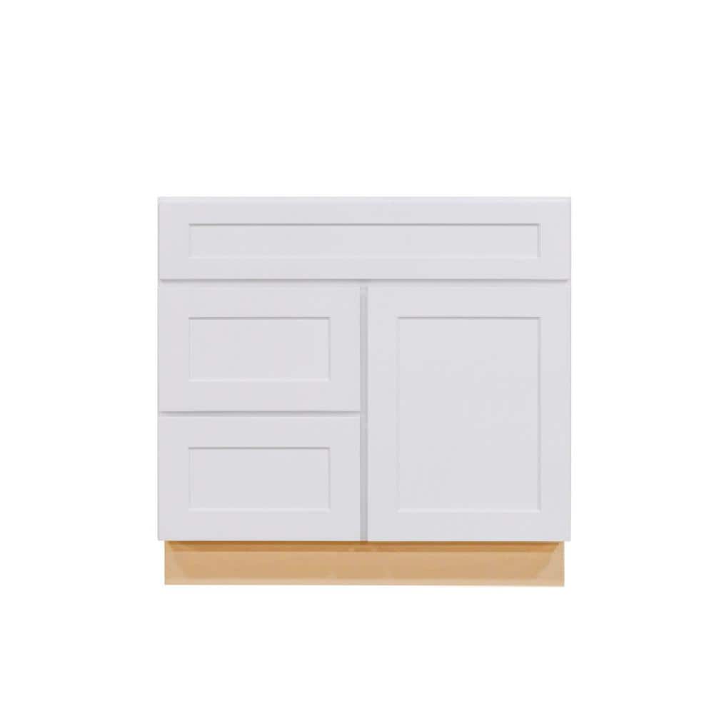 Liberty Series Assembled 30 in. W x 21 in. D x 34.5 in. H Sink Base Bath Va