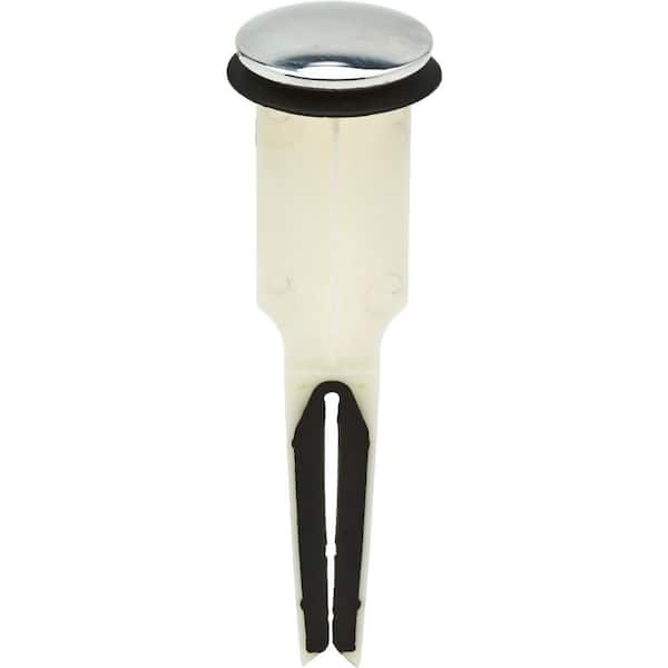 1.5 in. Cap Dia EasyPOPUP Universal, Easy Install/Remove Pop-Up Stopper in Chrome