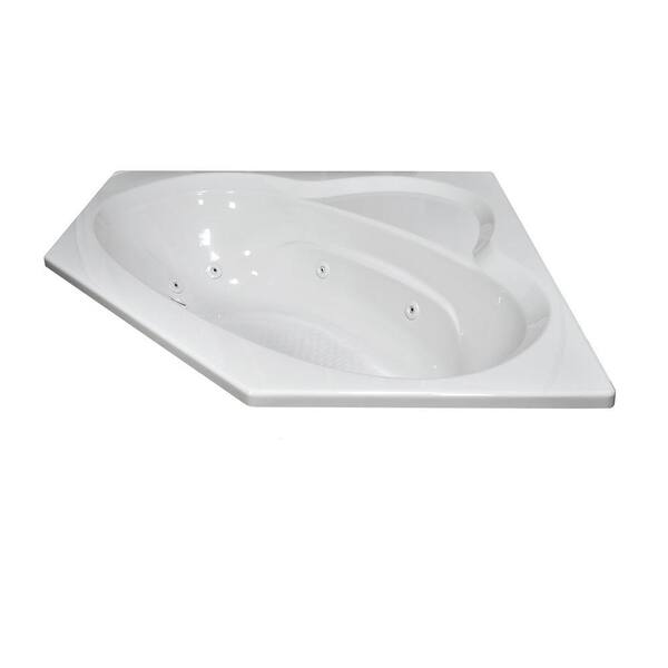 Lyons Industries Classic 5 ft. Whirlpool and Air Bath Tub in White