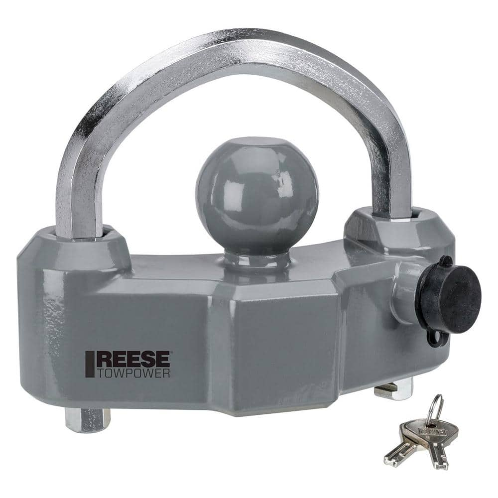 Reese Towpower Trailer Coupler Lock with Universal Fit and Heavy Duty ...