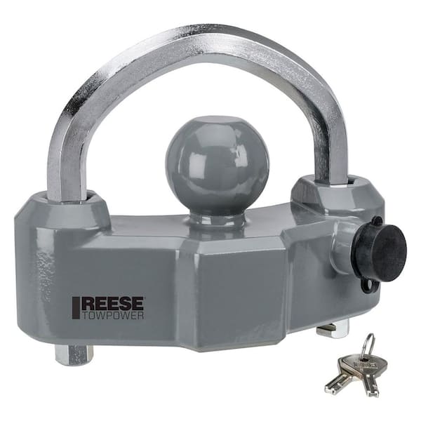 Reese Towpower Trailer Coupler Lock with Universal Fit and Heavy Duty Design