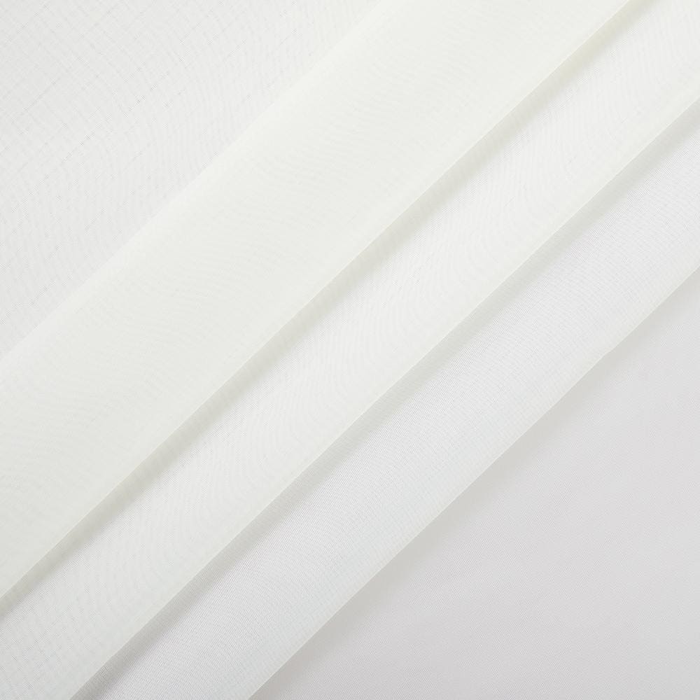 Ivory Sheer Grommet Blackout Polyester Window Panel
