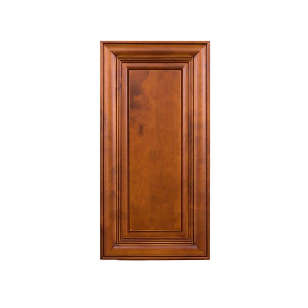 Cambridge Assembled 21x30x12 in. Wall Cabinet with 1 Door 2 Shelves in Chestnut price history on PriceWatchPro