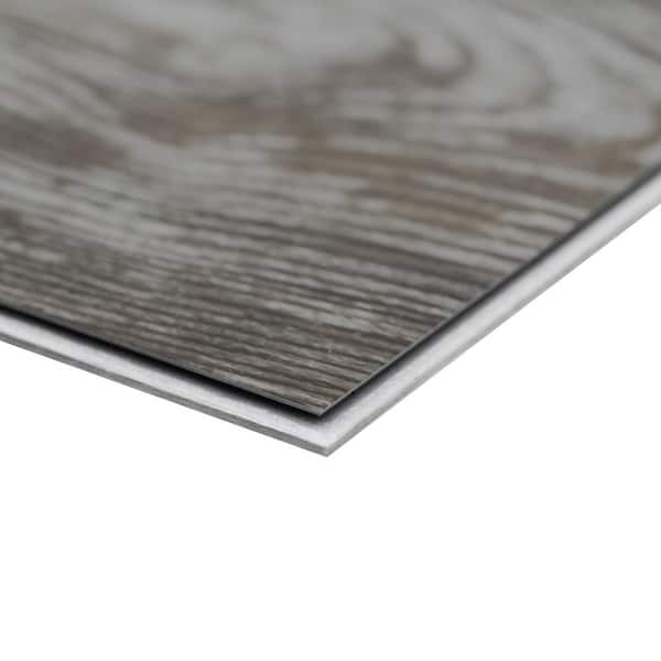 Madison 10mm/20mil Empire Black Walnut Waterproof Click Lock Luxury Vinyl  Plank Flooring - 9 in. W x 60 in. L x 10mm T