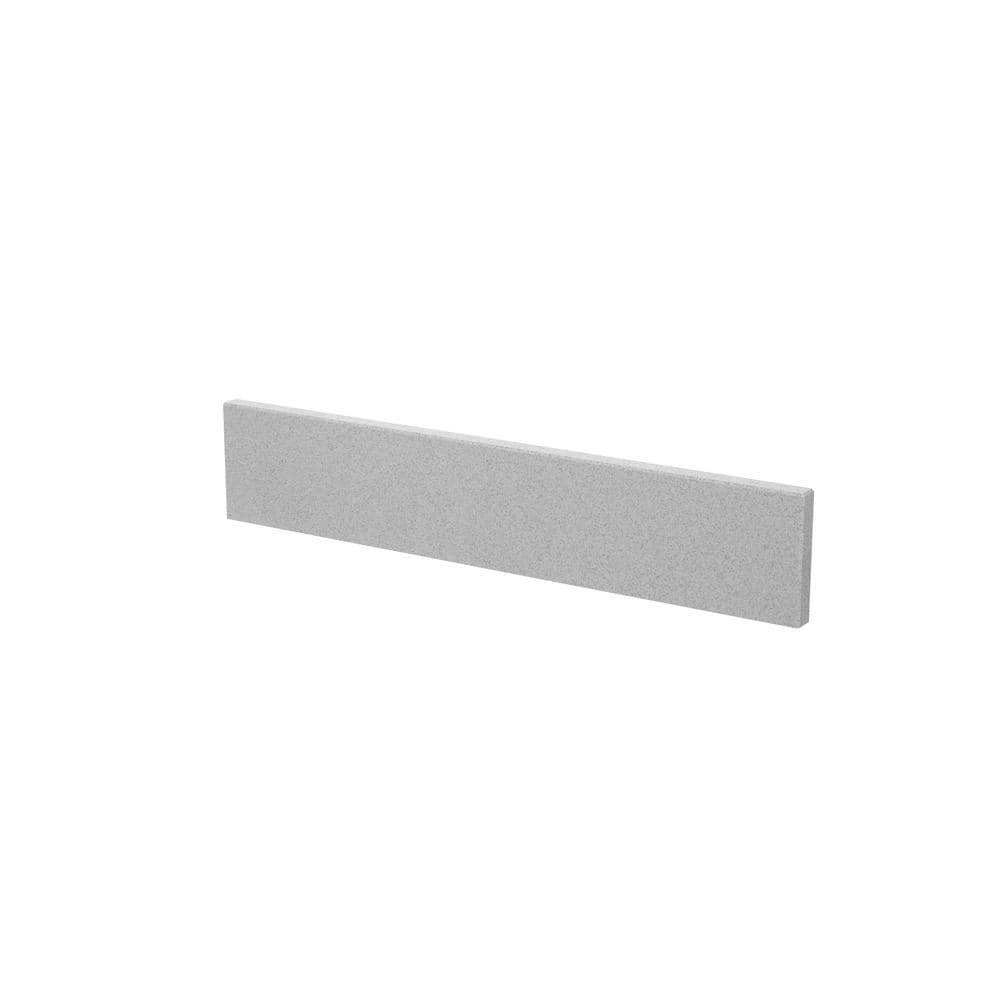 Gray Engineered Marble Universal Bathroom Sidesplash