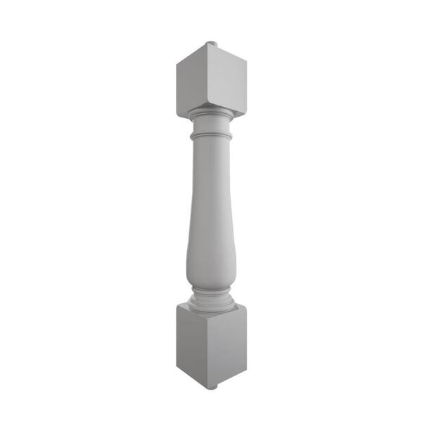 Ekena Millwork Fiberthane 700 Series 30 in. H x 5 in. W White Resin Stair Baluster