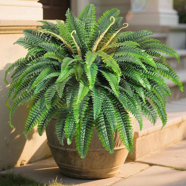 48 in. Green Indoor Artificial Ferns HDF9WTJWW4 - The Home Depot
