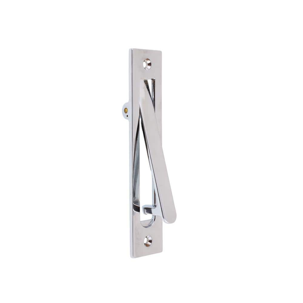 Polished Chrome Solid Brass Pocket Door Handle