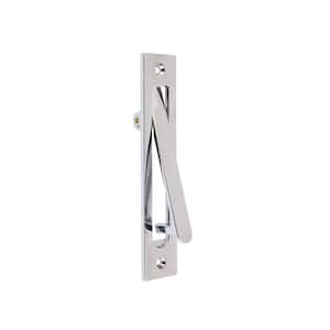6-1/4 in. Solid Brass Edge Pull in Polished Chrome
