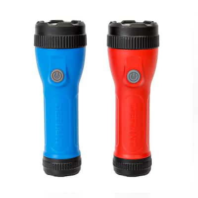 Defiant 75 Lumens Flashlight 2 Pack and 200 Lumens Floating LED Lantern ...