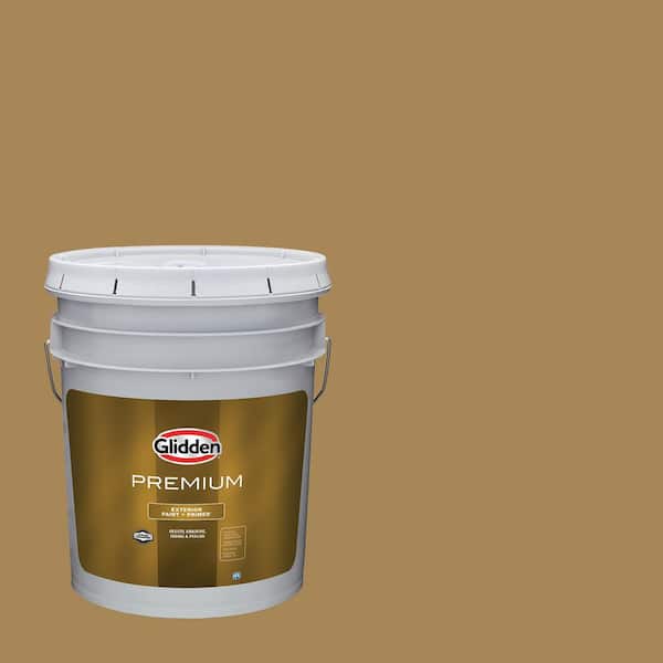 Glidden Premium 5 gal. PPG1095-6 Chicory Flat Exterior Latex Paint