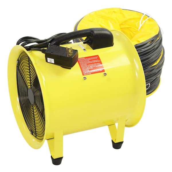 YRWTO Utility Blower Fan, 12 Inches High Velocity Fan, 12 Air Mover Blower  Fan, Portable Ventilation Fan For Cooling, Ventilating, Helps blow 3900