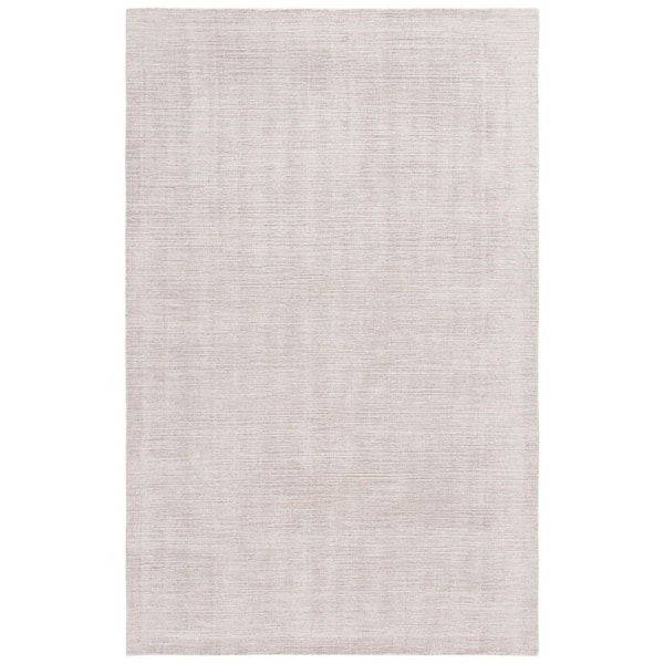 Mirage 3 ft. x 5 ft. Beige Solid Distressed Area Rug