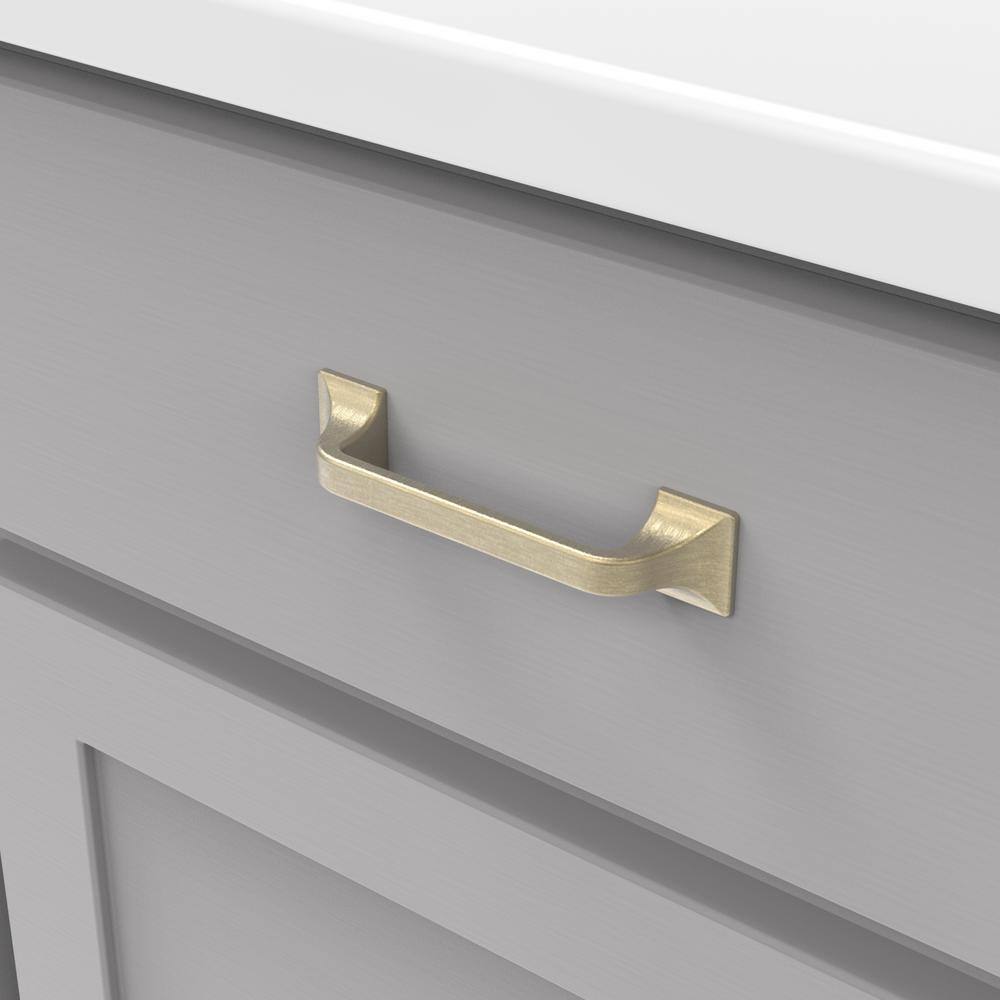 Champagne Bronze 3-3/4" Center to Center Bar Pull
