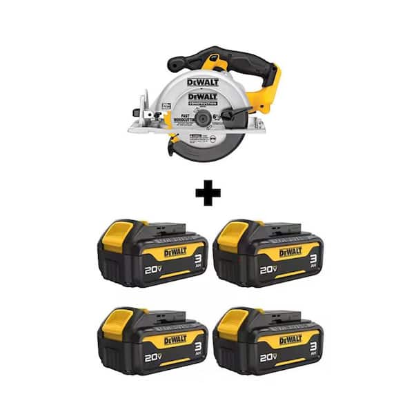 DEWALT 20V MAX XR Lithium-Ion Cordless Brushless Jigsaw with (2) 20V MAX XR  Premium Lithium-Ion 5.0 Ah Battery Packs DCS334BWCB205-2 - The Home Depot