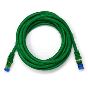 10 ft. CAT 7 Round High-Speed Ethernet Cable - Green