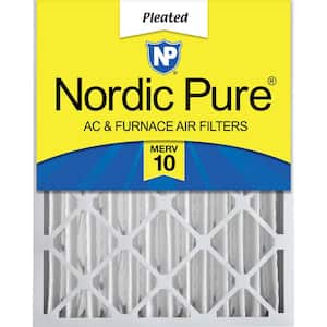 AC Furnace Air Filter Details about   FilterLot 20x25x1 MERV 10 Pleated HVAC Pack of 4 