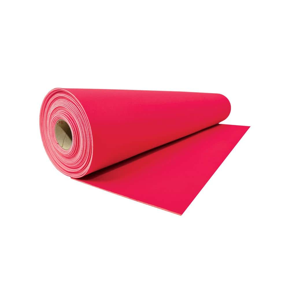 Red Carpet 27 Inch x 15 Feet Neoprene Runner Premium Reusable Floor Protection