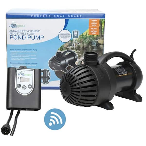 Aquascape Adjustable Surge Pond Pump Ideal for Pond Skimmers Pondless