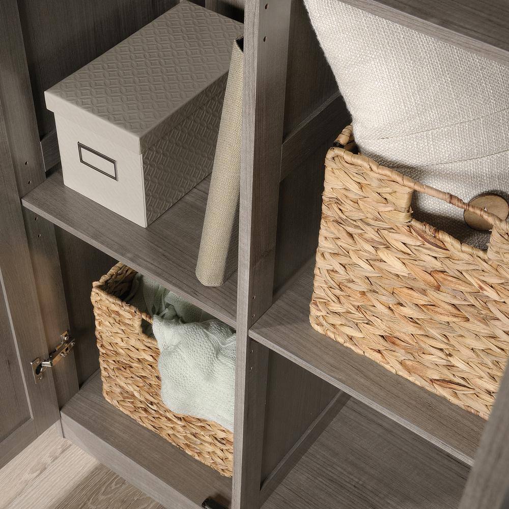 Silver Sycamore Tall Adjustable Shelving Storage Cabinet