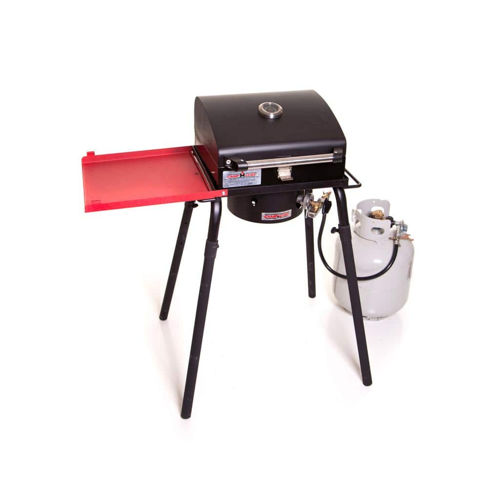 Camp Chef Black Cast Iron BBQ Grill Box with Heat Diffuser