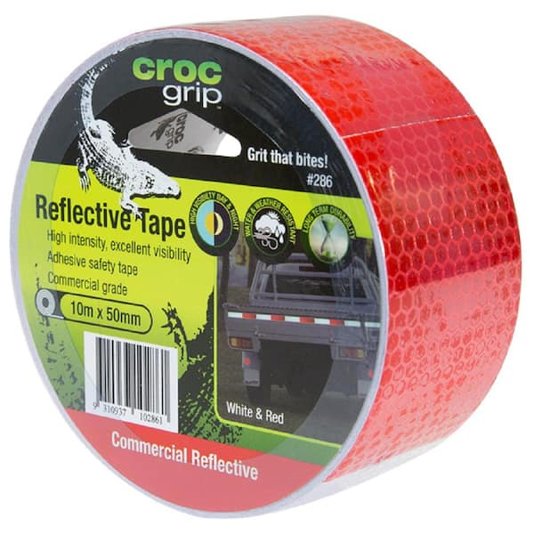 3 Rolls High Intensity Reflective Vinyl Tape Roll Self-Adhesive 50mm x 10m Red