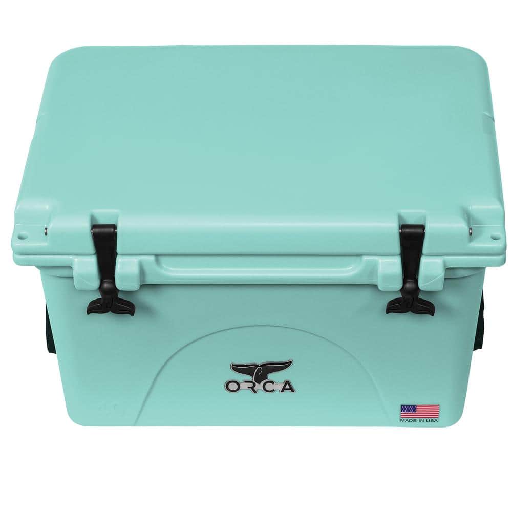 ORCA 40 qt. Hard Sided Cooler in Seafoam ORCSF040 - The Home Depot