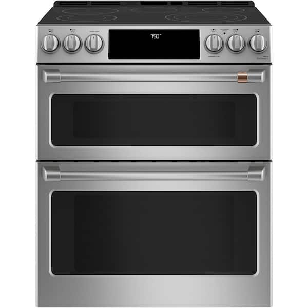 30 in. 4 Burner Element Smart Slide-In Electric Range in Matte Stainless Steel with True Convection, Air Fry