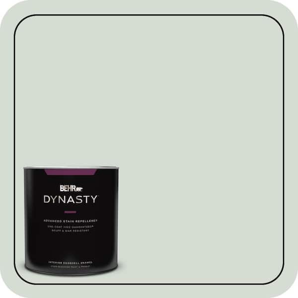 BEHR DYNASTY 1 qt. #N400-1 Mountain Morn Eggshell Enamel Interior Stain-Blocking Paint & Primer