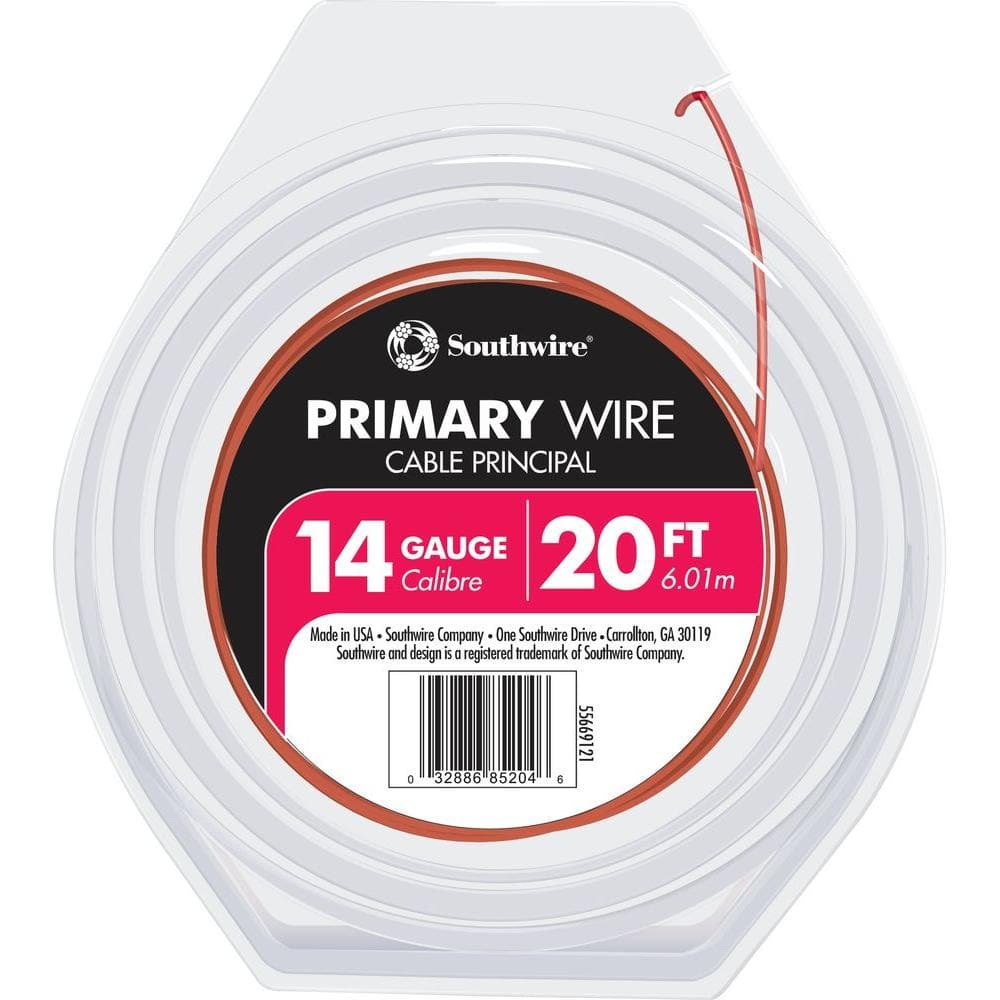 POWER PRODUCTS-100' RED 14 GAUGE GPT PRIMARY WIRE-EL614020