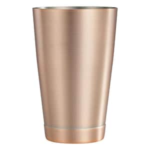 After 5, Shaker Cup, 20 oz, 3-1/2" dia x 5-3/8"H, 18/8 SS, Antique Copper Finish