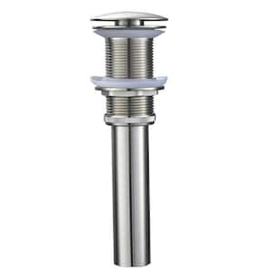 1-5/8 in. Bathroom Sink Pop-Up Drain Without Overflow In Brushed Nickel