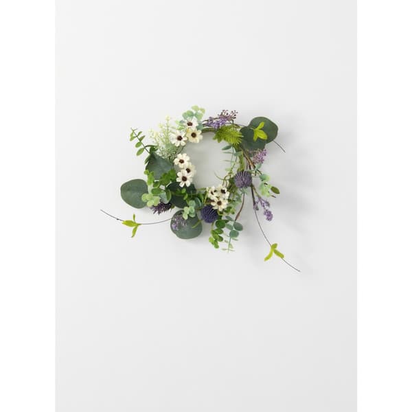 SULLIVANS 10" Artificial Wildflower Mini Wreath