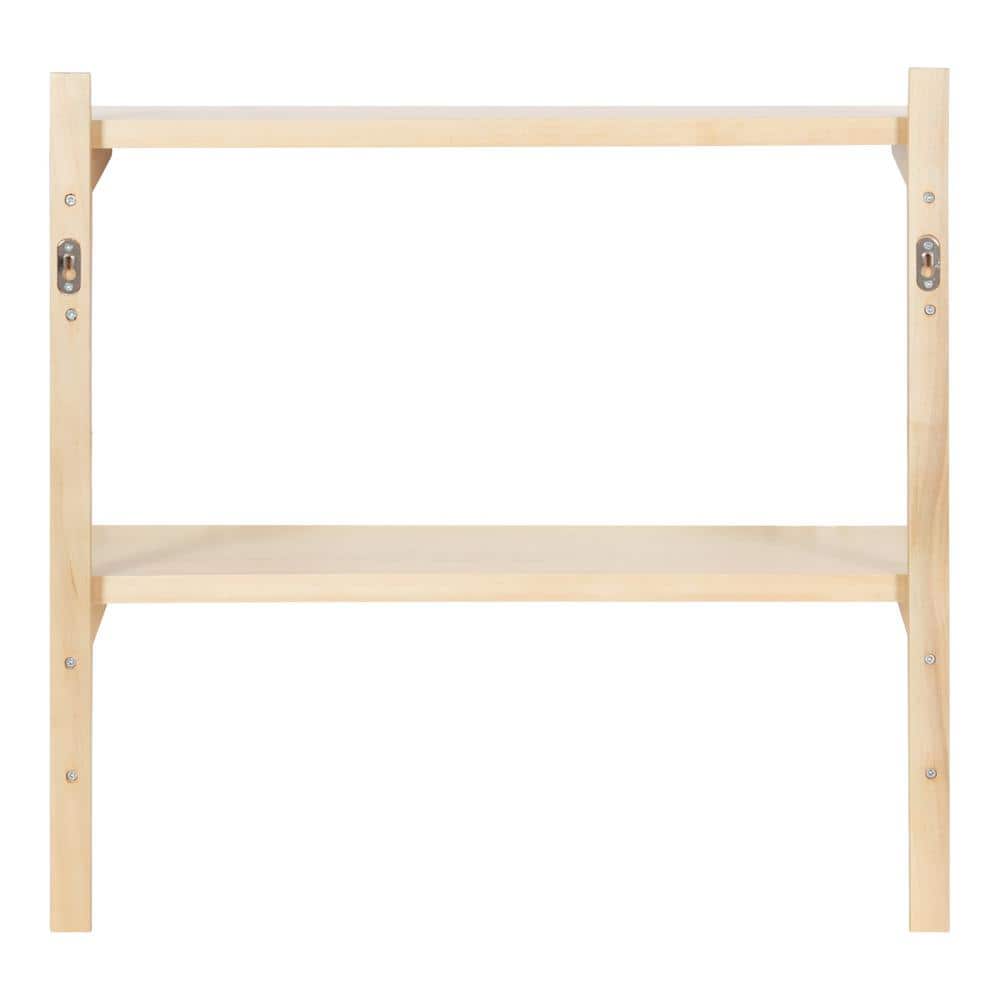 Meridien 24" Natural Poplar Floating Wall Shelf