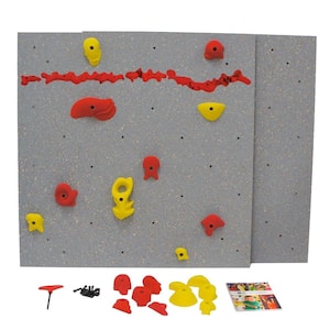 DIY Indoor Climbing Wall with Standard Panel