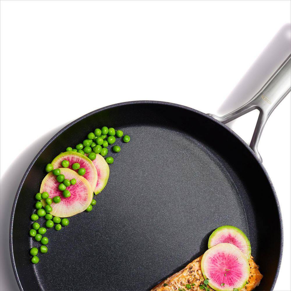 OXO 10-Piece Black Aluminum Non-Stick Cookware Set