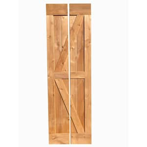 25.5 in. x 84 in. Bifold Solid Core Finished Alder Wood Barn Door Slab