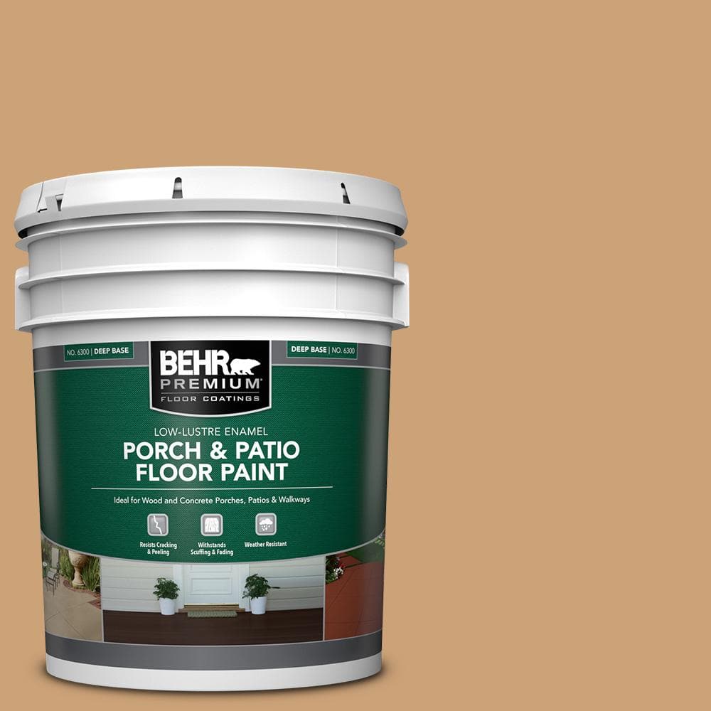 BEHR PREMIUM 5 gal. PPU416 Kenya LowLustre Enamel Interior/Exterior Porch and Patio Floor