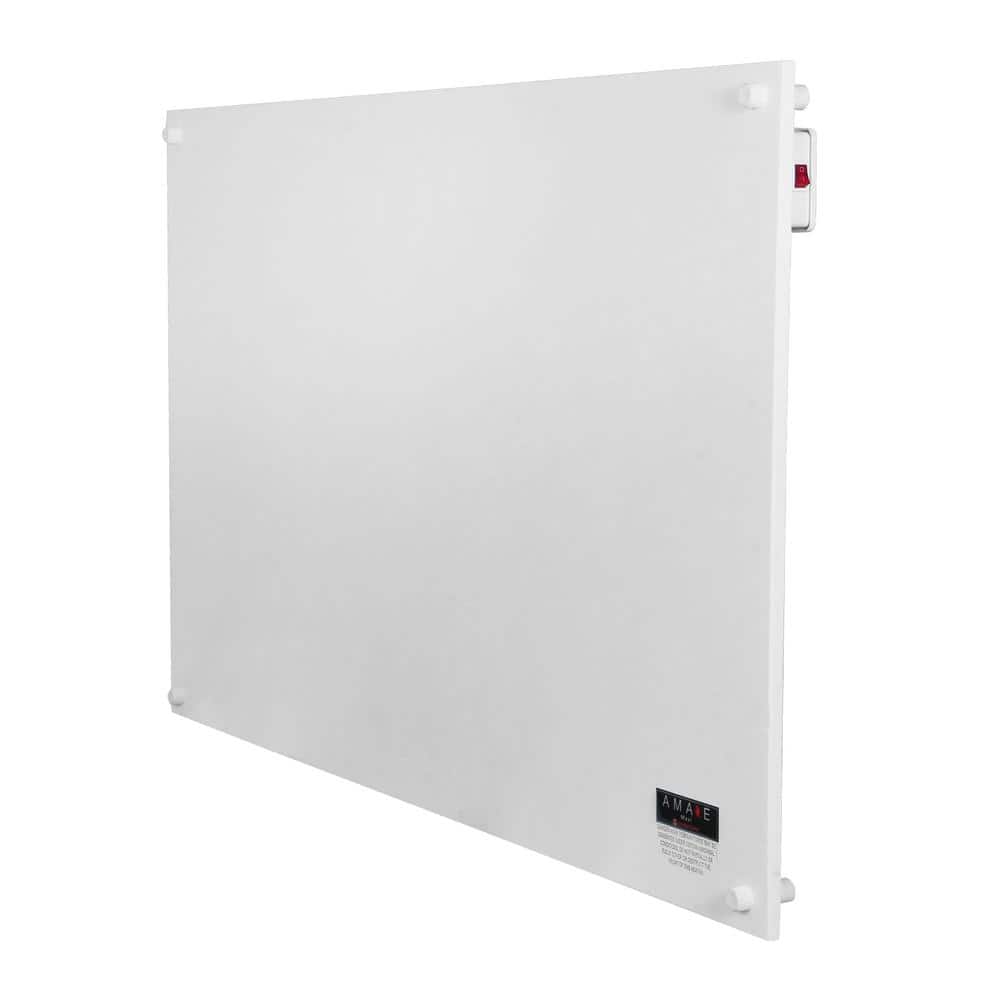 Amaze 600-Watt Convection and Radiant Wall Mount Electric Space Heater in White | AH600USMX