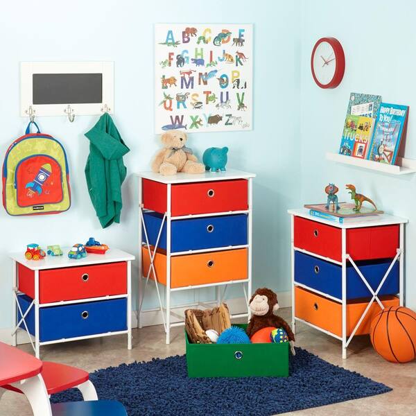 RiverRidge Kids Sort and Store Kids 2-Drawer White Chest