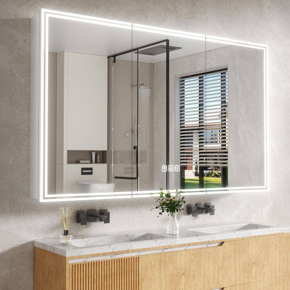 ZXDDMS 60 in. W x 36 in. H Rectangular Aluminum 3 Color Flowing