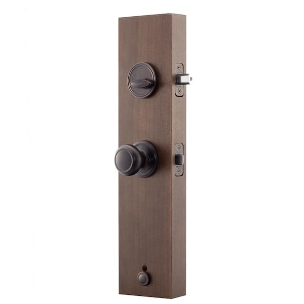 Fashion Tuscan Bronze Door Handleset and Colonial Knob Trim